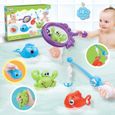 Ensemble de hochet | Hochet à ventouse pour animaux Sanhai, ensemble de jouets éducatifs pour bébé, multicolore, 5'' x 2'' -0