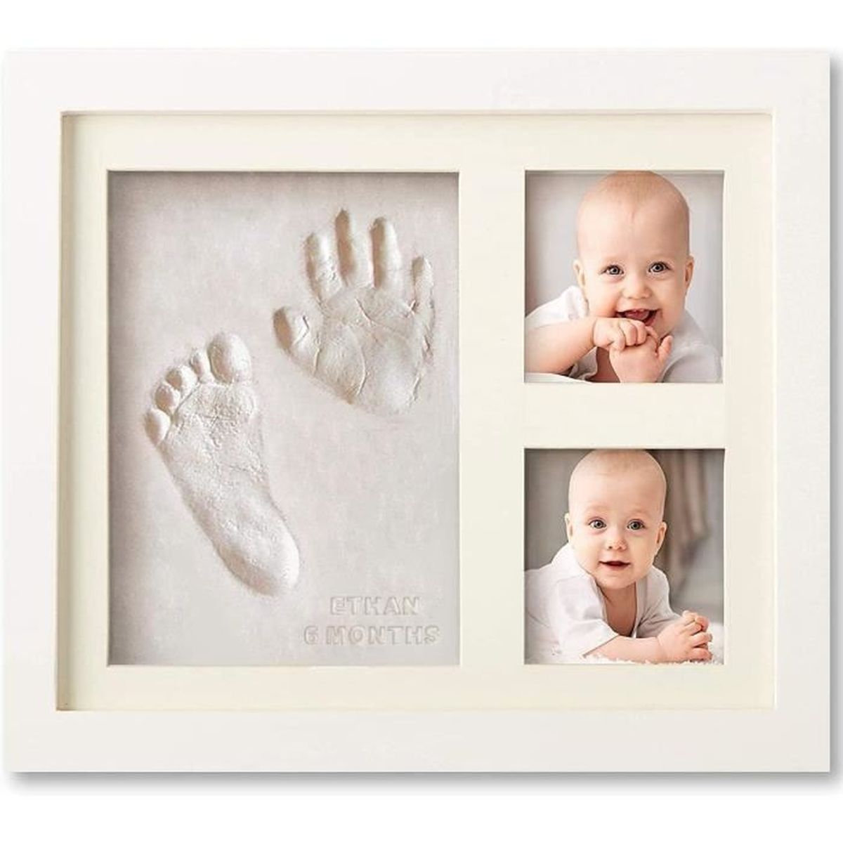 Pearhead Ornement Souvenir Empreinte Bébé Main/Pied Noël – Gardez Le Souvenir Magique De Son Premier Noël !