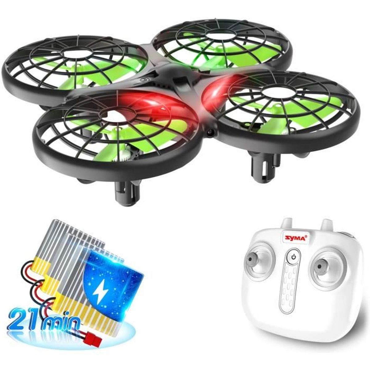 Drone Cadeau De Noel Loolinn Drone Pour Enfant Cadeau De Noel Mini Drone Telecommande Avec Technologie Anti Collision Automatique Flip 360 Temps Cdiscount Jeux Jouets