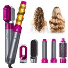ROSEDOES Brosse Soufflante 5en1 Sèche-cheveux électrique - 1000W - 3 températures - Accessoires inclus