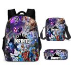 IHABOR Sac à Dos pour Enfants Enfants Primaire Garçons Fortnite Bookbags Boîte À Lunch Sac Crayon Cas Étudiant Unisexe avec 3pcs