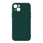 Coque iPhone 13 - AVIZAR - Semi-Rigide - Silicone Doux - Finition Soft Touch - Vert Mat