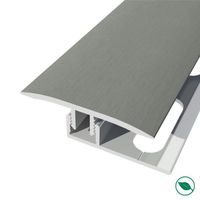 barre de seuil + base joint dilatation aluminium coloris (07) Brossé Long 90 cm larg 3,5cm Ht 1,5cm FORESTEA Dimensions : 900 mm x