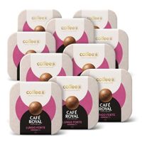 90 Boules de Café CoffeeB - LUNGO FORTE - 100% Compostables - Compatible avec machines CoffeeB by Café Royal