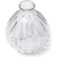 Mini vase en verre rétro 10 cm