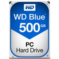 Disque dur interne Western Digital Blue - 500 Go - SATA 6Gb/s - 3.5" - 7200 tr/min