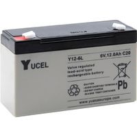 Batterie plomb AGM Y12-6L 6V 12Ah YUCEL - Unité(s)