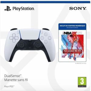 Manette PS5 DualSense Blanche/White - PlayStation Officiel - La Poste