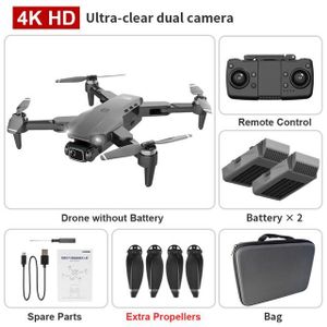 DRONE Boîte 2B noire-Drone L900 PRO avec caméra HD 4K po