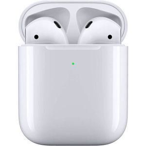 OREILLETTE BLUETOOTH Apple Airpods V2 écouteurs avec étui