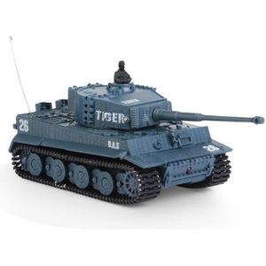 VOITURE - CAMION RC Tank Jouet, 1-72 4 Canaux Haute Simulation Mini