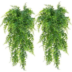 FLEUR ARTIFICIELLE Plantes Artificielles - Retombante - Set de 2 - Ve