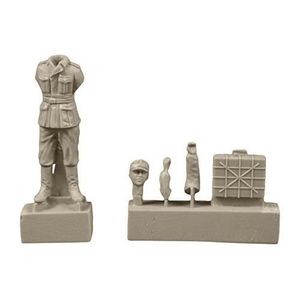 Mnature soldat plomb avec fusl et beret - seconde guerre mondale