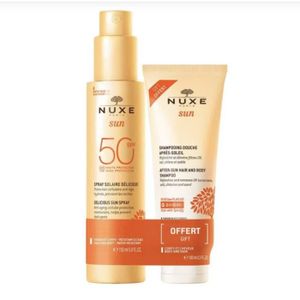 SOLAIRE CORPS VISAGE Nuxe Solaires Spray SPF50 150Ml et Shampooing 100M