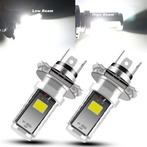 AMPOULE - LED 2x Ampoules H4 LED COB pour Moto 900LM 6500K Voitu