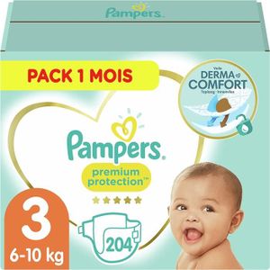 COUCHE Couches Taille 3 (6-10 kg) - Pampers - Premium Pro