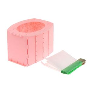BASSIN DE LIT - URINAL  color pink Pot de toilette pliable en ABS dur pour