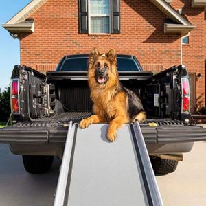 KIT HABITAT - COUCHAGE Rampe télescopique XL PetSafe Happy Ride pour chien prend en charge jusqu'à 140 kg