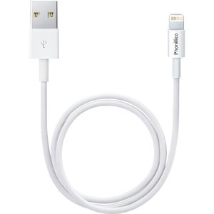 CÂBLE TÉLÉPHONE Cable USB Chargeur Blanc pour iPhone 11 / 11 PRO / 11 PRO MAX - Cable Chargeur Mesure 1 Metre [Phonillico®]