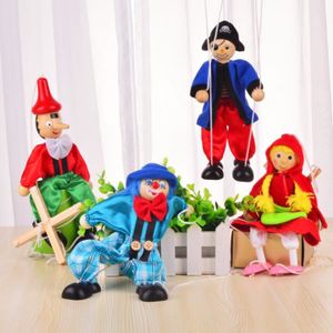 THÉÂTRE - MARIONNETTE Pwshymi Marionnette à cordes à tirer colorée et amusante Marionnette à cordes colorée et amusante, Clown Vintage, jeux jouet bleu