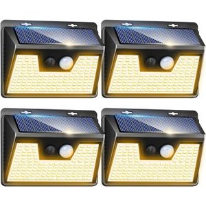 BALISE - BORNE SOLAIRE  Peasur (Lot de 4 140LED Lampe Solaire Exterieur De
