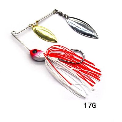 Lot De 6 Pcs Leurre De Pêche Spinnerbaits Cuillère En Métal Pour Appât