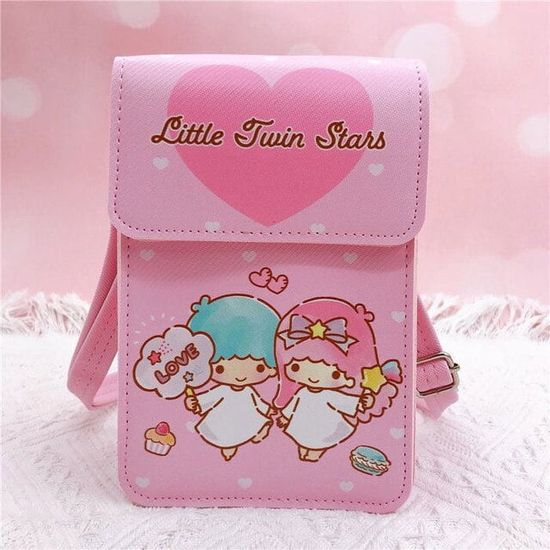 Mini Portefeuille Hello Kitty – Porte-cartes, Pièces Et Clés Avec Fermeture éclair – Cadeau Mignon Pour Fille