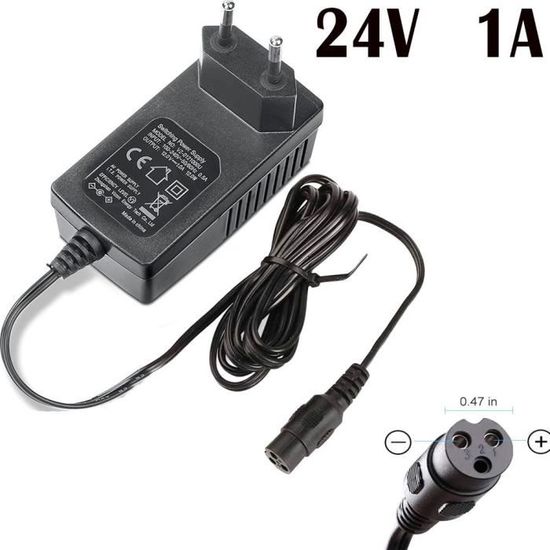 Chargeur Véhicules électriques Chargeur Batterie 6V FEBER - Voiture Moto Quad Enfants 1AH Officiel Accessoire FEBER Officiel