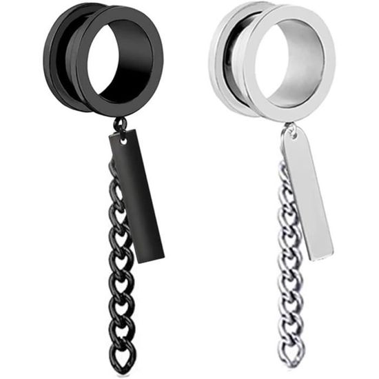 Écarteur Oreilles Femme, Piercing Ecarteur Oreille Acier Inoxydable
