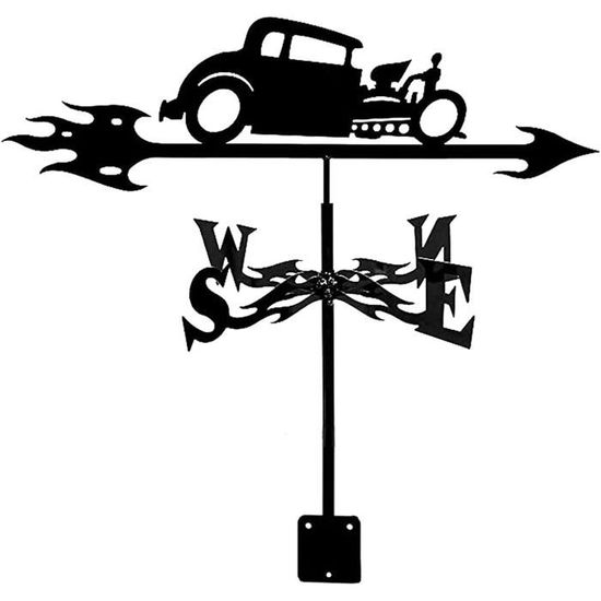 Girouette En Métal Indicateur De Direction Du Vent Outils De Mesure De