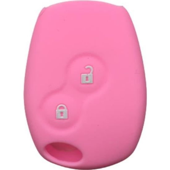 Housse Silicone Pour Clé Renault/Dacia - Modèles Sandero, Duster, Logan... - Rouge