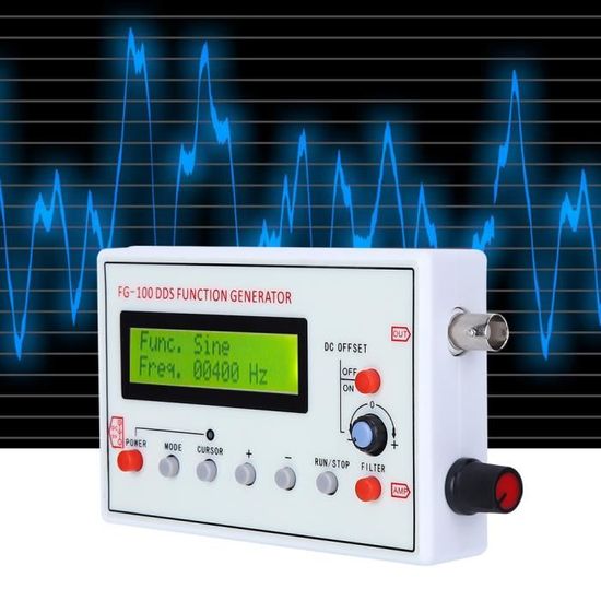 Générateur de signal, générateur de fonction DDS, générateur de signal de fréquence sinusoïdale, produit de réglage