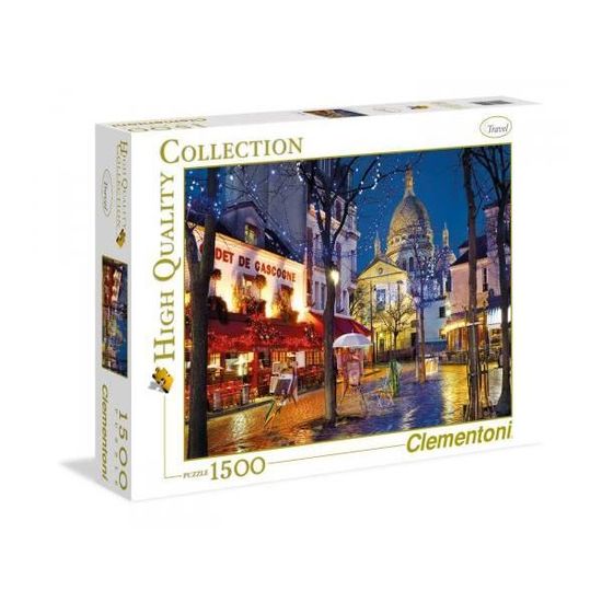 Puzzle - Clementoni - Paris, Montmartre - 1500 pièces - Paysage et nature - Italie