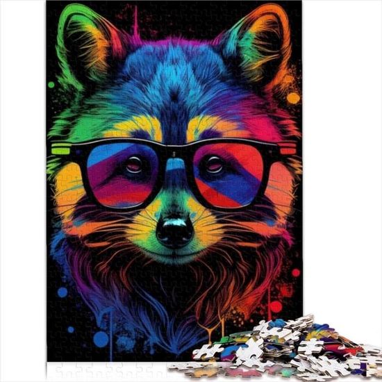 1000 Pièces De Puzzle Raton Laveur Puzzles Jeu Cadeaux D'Anniversaire ...