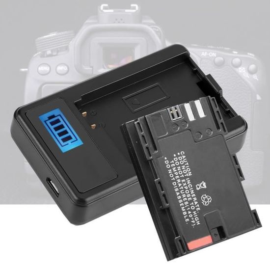 Chargeur Double (Voiture + Secteur) Pour Batterie Canon LP-E8 - Compatible Rebel T2i, Etc.