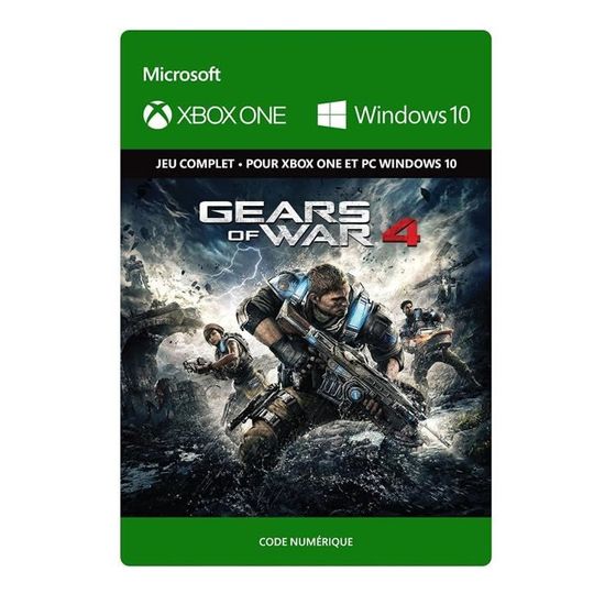 Gears of War 4 Jeu Xbox One et Windows 10 à télécharger