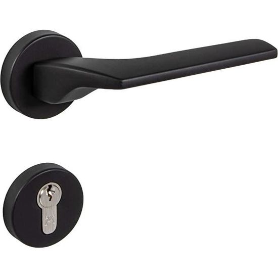 Poignées de porte noires Ento Infinito
