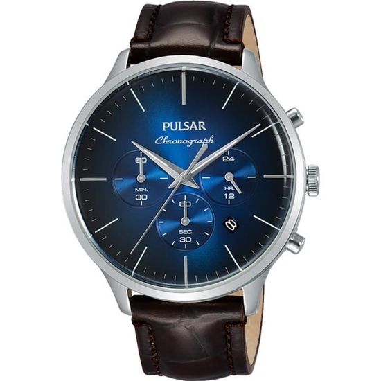 Bracelet De Montre Pulsar Cuir Marron Réf. 936LC - Neuf Sans étiquette, Horlogerie