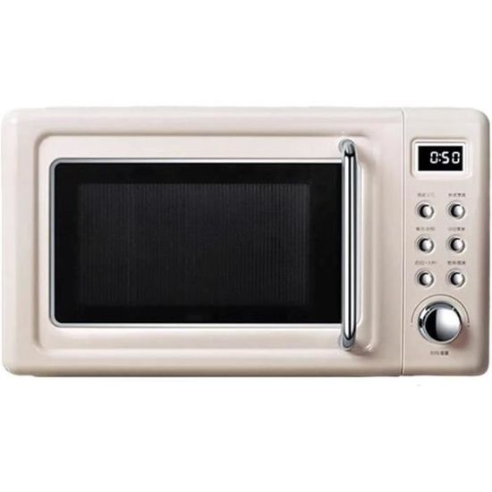 Four à Micro-Ondes Rétro Nostalgia - 800W, 25.4L, 12 Programmes Préréglés - Aqua