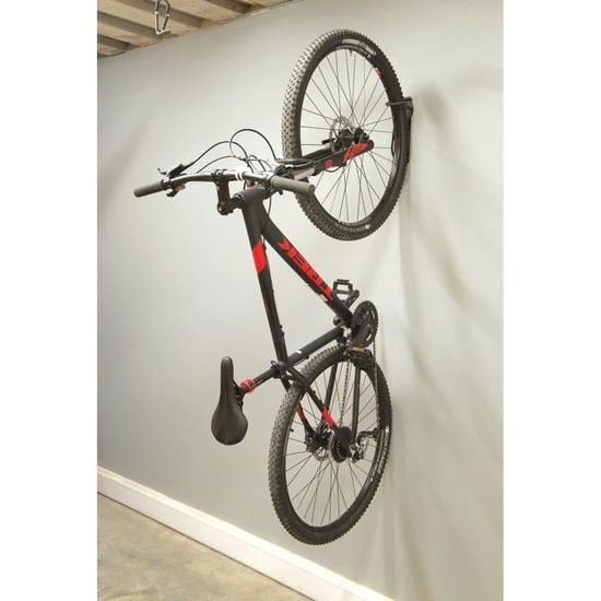 Lot de 2 Support Velo Mural Supports Mural Crochet pour Vélo Rangement  Vertical Porte Vélo pour Magasin Maison Garage Noir[40] - Cdiscount Auto
