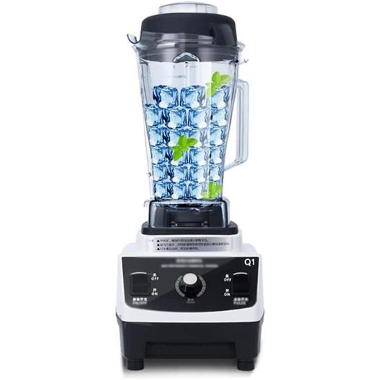 2000W Blender Mixeur Professionnel,Blender Smoothie Sans BPA Avec 8 Lames En Acier Inoxydable