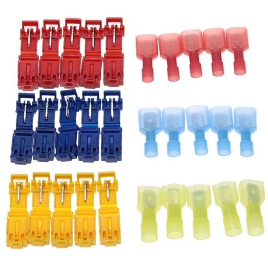 5Pcs Bornes À Épissure Rapide À 2 Broches Connecteurs À