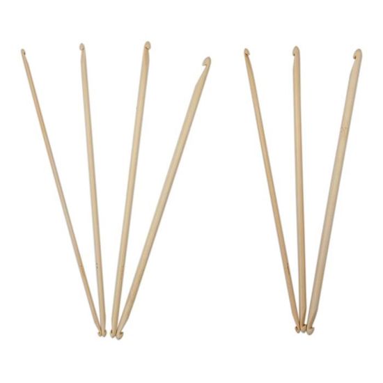 Aiguilles tricot bambou - Outils Loisirs créatifs - Aiguilles à