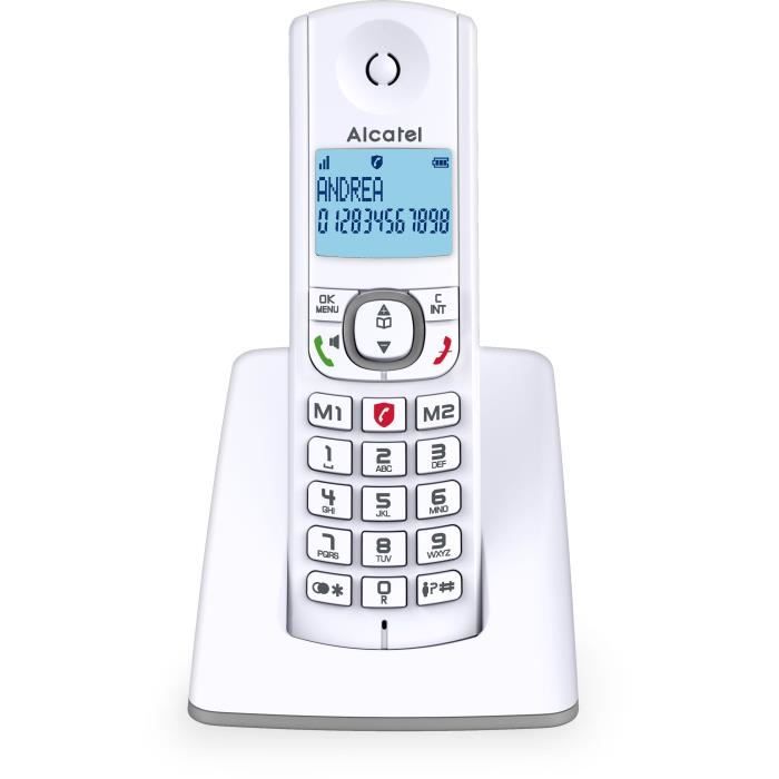 Alcatel F530 Solo Téléphone Sans Fil Sans Répondeur Gris