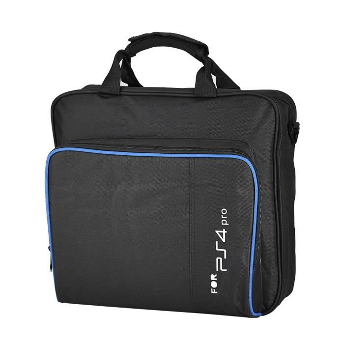 Eiffel Portable pour PS4 Pro Système de jeu Sac à bandoulière Sacoche de transport couleur noire