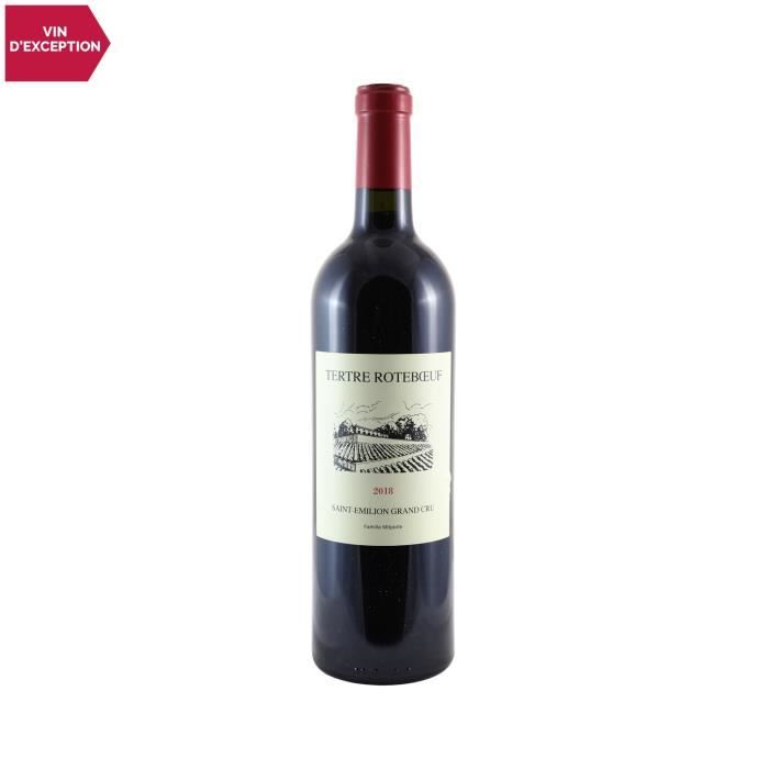 Château Tertre Roteboeuf Rouge 2018 - 75cl - Vin Rouge de Bordeaux - Appellation AOC Saint-Emilion Grand Cru - Cépages Merlot, Caber