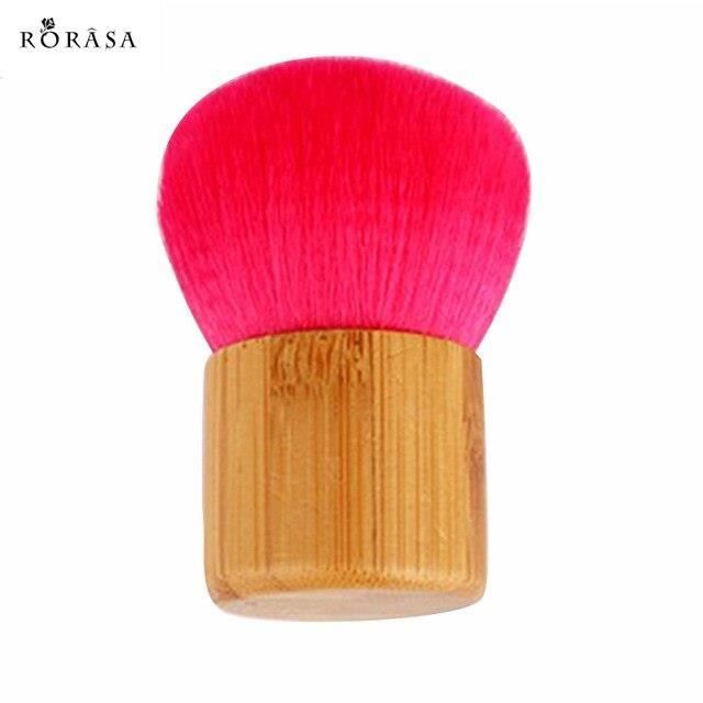 l285 Bambou poignée pinceau de maquillage grand Contour correcteur mélange pinceaux cosmétiques rouge Kabuki fond de teint cosmétiq