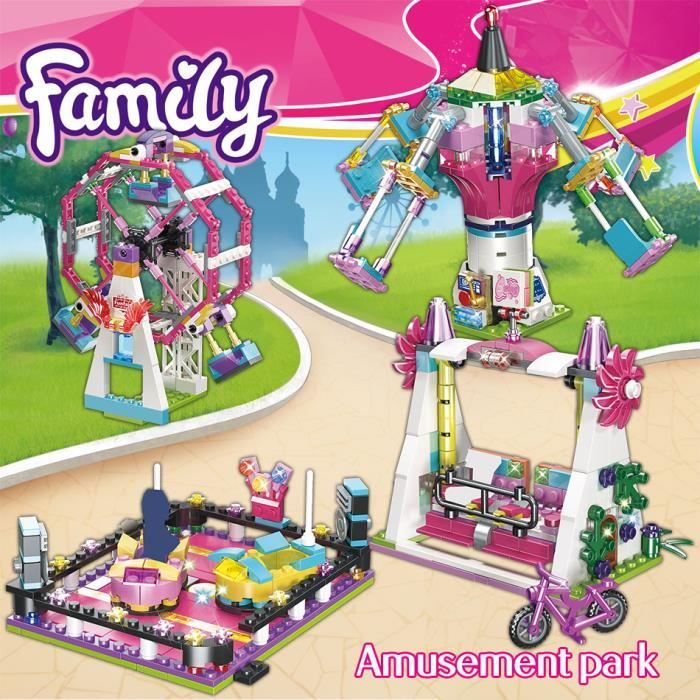 699 pièces Lego Friends Joy Park Carnival Joy Building Blocks Personnage Filles Jouets, Blocs de Construction pour Enfants
