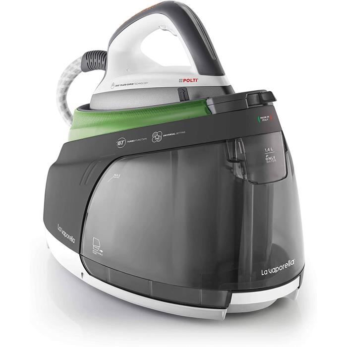 Polti La Vaporella XT90C, centrale vapeur avec chaudière, 2350W, 1,4L, 7 bar, autonomie illimitée, steam pulse 45049