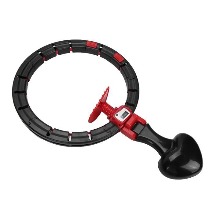 Tbest Anneau Hula d'exercice Anneau d'exercice de remise en forme intelligent taille réglable abdomen amincissant anneau de Hula de